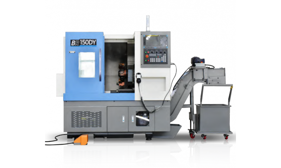 Высокоточный компактный токарный станок с ЧПУ с наклонной станиной BORUI CNC BR150L