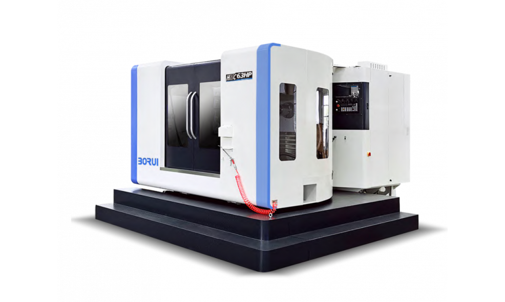 3-осевой горизонтальный обрабатывающий центр с ЧПУ BORUI CNC HMC63HP (2-Axis Boring)