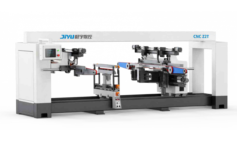 Двухсторонний сверлильно-пазовальный станок с ЧПУ JIYU CNC Z2T