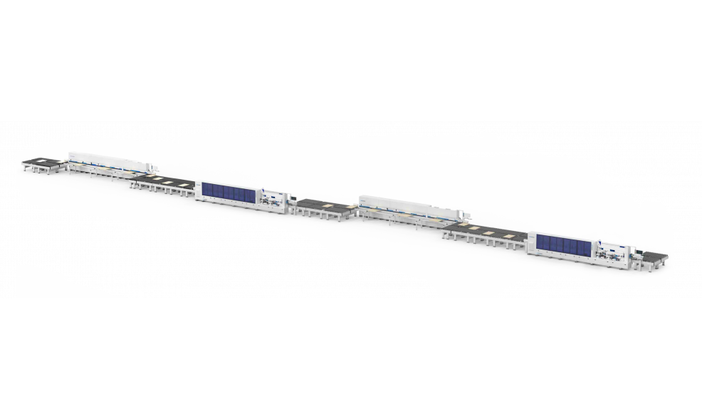 Автоматизированная кромкооблицовочная линия с ЧПУ JIYU EBL300