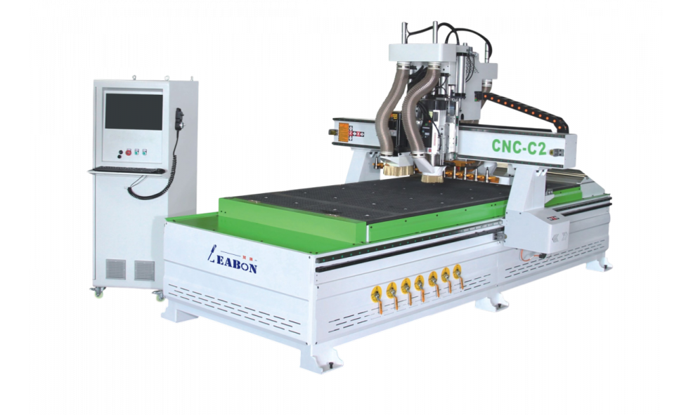 Обрабатывающий центр с ЧПУ для Нестинга двухшпиндельный LEABON CNC-C2