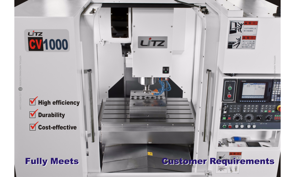 3-осевой вертикальный обрабатывающий центр с ЧПУ LITZ CV-1000A