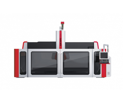 5-осевой фрезерно-мостовой станок с ЧПУ для резки камня PMT 5-Axis Bridge Cutting Machine