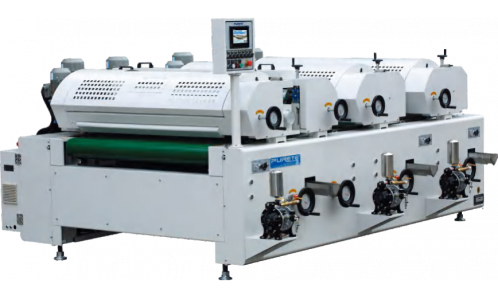 Комбинированный станок для нанесения ЛКМ и шпатлевки PURETE F4113