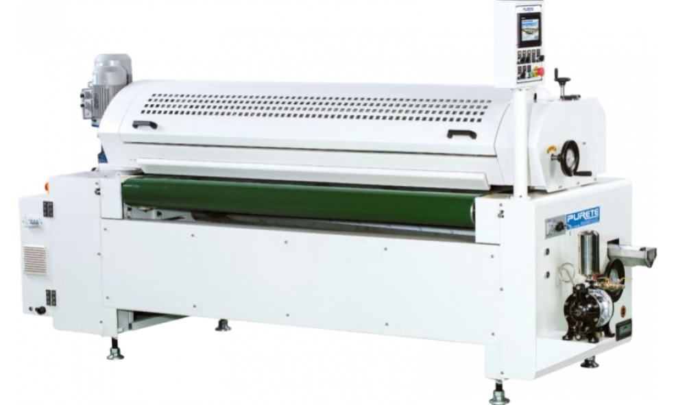 Широкоформатный одновальцовый станок для нанесения ЛКМ PURETE R1119