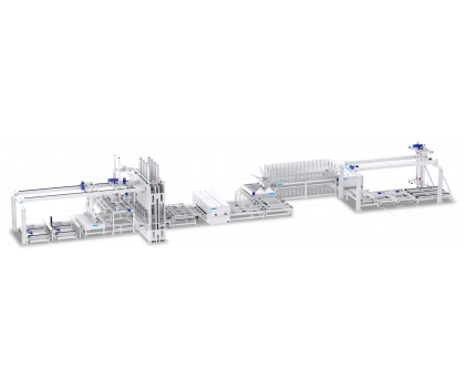 Автоматическая линия короткоциклового прессования PURETE SCP4