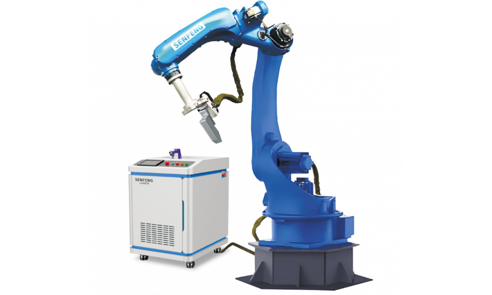 Роботизированный 3D станок лазерной очистки с опцией ручной очистки SENFENG SF2000HCR