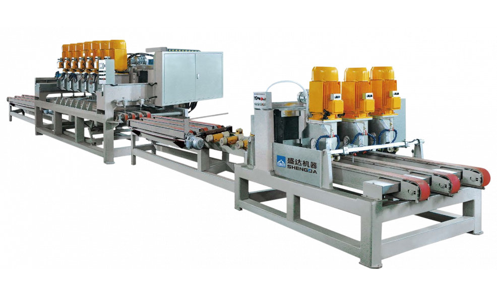 Многопильный станок для резки камня SHENGDA FQJ-800(7+3)