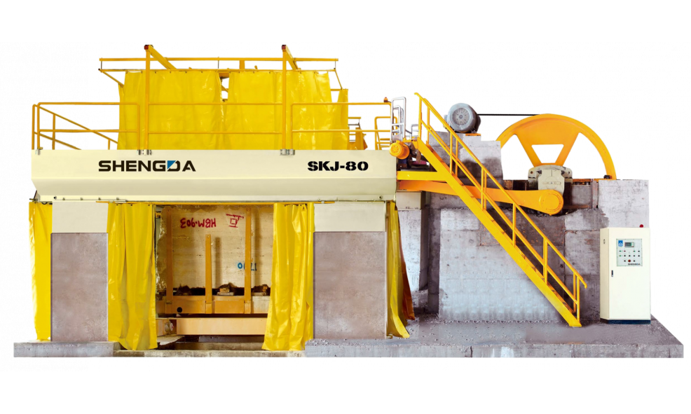 Гидравлический рамный станок для резки камня SHENGDA SKJ-100