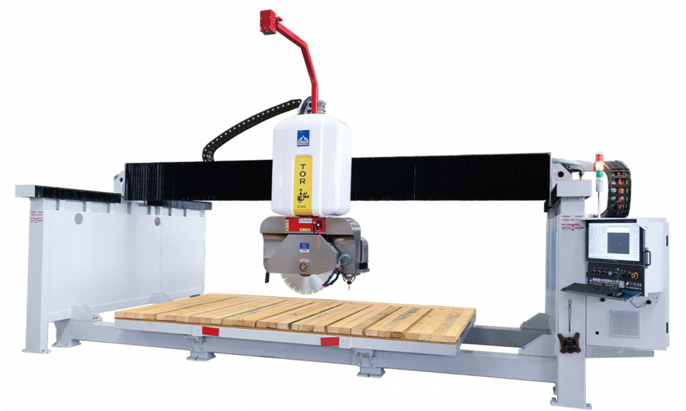 5-осевой фрезерно-мостовой станок с ЧПУ для резки камня SHENGDA TOR-CNC-5-500