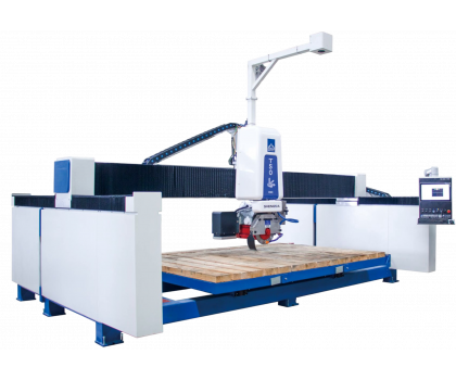 4-осевой фрезерно-мостовой станок с ЧПУ для резки камня SHENGDA TSO-CNC-4-400