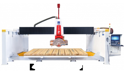 5-осевой фрезерно-мостовой станок с ЧПУ для резки камня SHENGDA TYR-CNC-5-350Spro