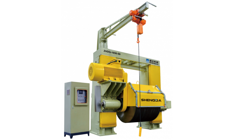 Портальный многопильный станок для резки каменных блоков SHENGDA ZHDQ-1650-50