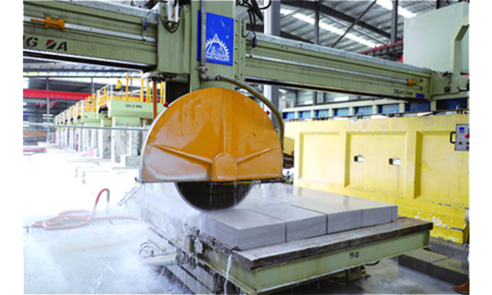 Инфракрасный мостовой станок для резки каменных блоков SHENGDA ZQJ-1200