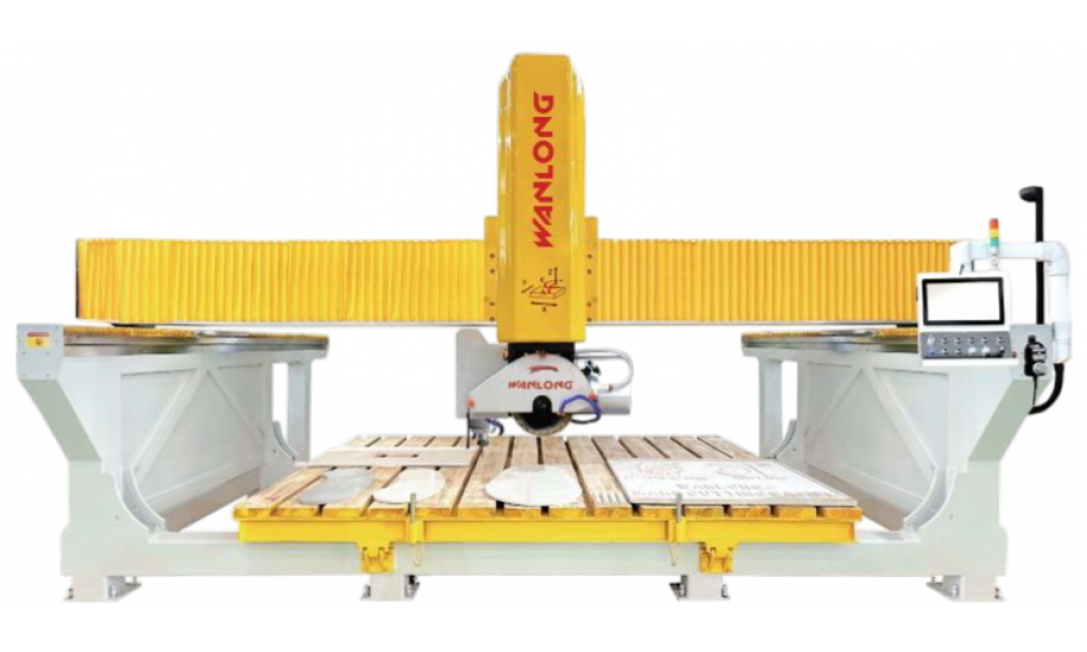 5-осевой фрезерно-мостовой станок с ЧПУ для резки камня WANLONG CNC-5 Jet (650)