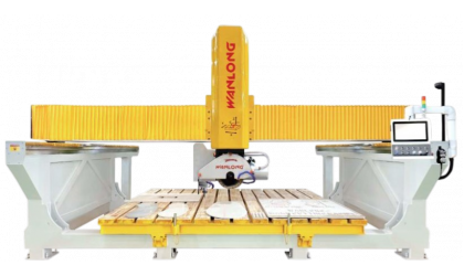 5-осевой фрезерно-мостовой станок с ЧПУ для резки камня WANLONG CNC-5 Jet