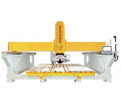 5-осевой фрезерно-мостовой станок с ЧПУ для резки камня WANLONG CNC-5 Jet