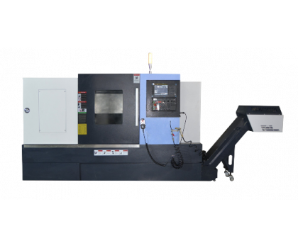 Токарный станок с ЧПУ с наклонной станиной WELLON TCK4550