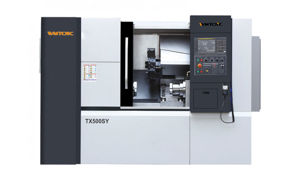 Токарно-фрезерный обрабатывающий центр с ЧПУ с контршпинделем WMT CNC TX500SY