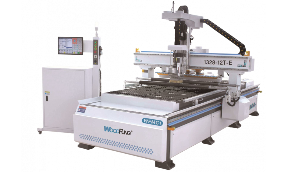 Обрабатывающий центр с ЧПУ для Нестинга WOODFUNG 2128-12T-E