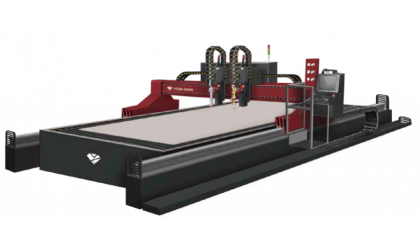 Установка плазменной резки с ЧПУ портального типа YC WATERJET Опция 9