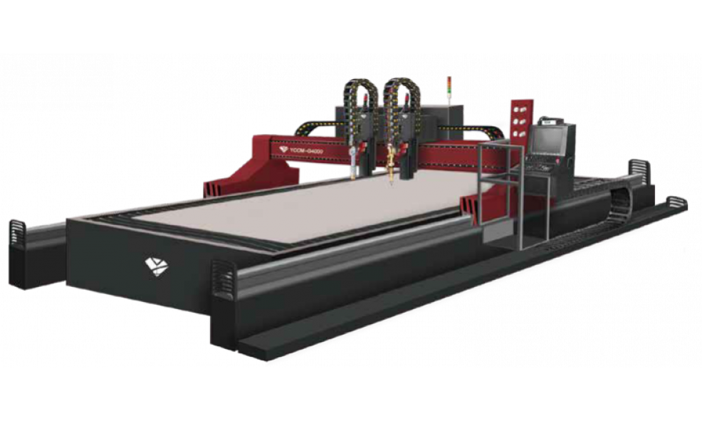 Установка плазменной резки с ЧПУ портального типа YC WATERJET Опция 9